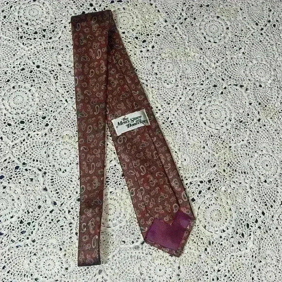 John Comfort London 100% silk tie - Picture 3 of 6